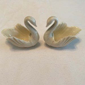 Lenox Set of 2 Swan Figurines